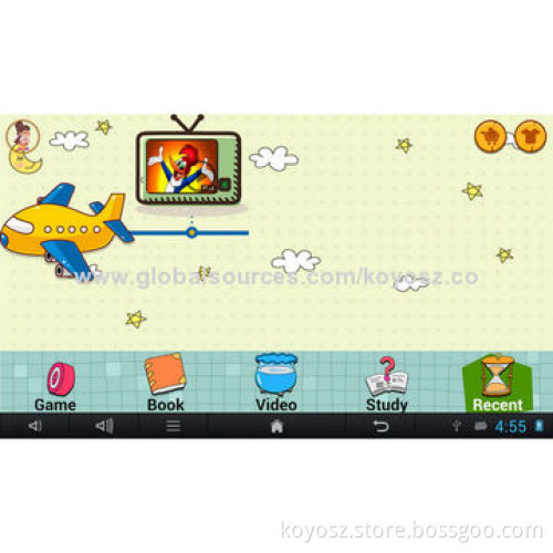 Children's Learning Systems with Learning Program/Parent Control, Android Tablets, Wi-Fi/3G/Camera